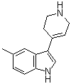 5-Methyl-3-(1,2,3,6-tetrahydro-4-pyridinyl)-1H-indole molecular structure (CAS 460354-14-7)