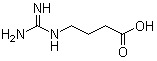 4-胍基丁酸分子结构 (CAS 463-00-3)