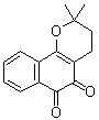 3,4-Dihydro-2,2-dimethyl-2H-naphtho[1,2-b]pyran-5,6-dione molecular structure (CAS 4707-32-8)