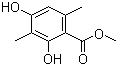 2,4-二羟基-3,6-二甲基苯甲酸甲酯分子结构 (CAS 4707-47-5)