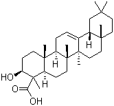 alpha-Boswellic acid molecular structure (CAS 471-66-9)