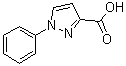 1-苯基-1H-吡唑-3-羧酸分子结构 (CAS 4747-46-0)