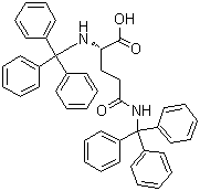 N,N2-Bis(triphenylmethyl)-L-glutamine molecular structure (CAS 474955-53-8)