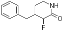 3-氟-4-苄基哌啶酮分子结构 (CAS 475152-19-3)