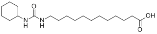 12-[(环己基氨基甲酰)氨基]十二烷酸分子结构 (CAS 479413-68-8)