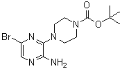 3'-氨基-6'-溴-2,3,5,6-四氢-[1,2']联吡嗪-4-羧酸叔丁酯分子结构 (CAS 479685-13-7)