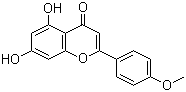 金合欢素分子结构 (CAS 480-44-4)