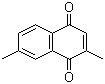 2,7-二甲基-1,4-萘醌分子结构 (CAS 482-70-2)