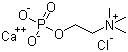 氯化磷酰胆碱钙盐分子结构 (CAS 4826-71-5)