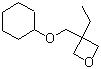 3-[(环己基氧基)甲基]-3-乙基氧杂环丁烷分子结构 (CAS 483303-25-9)