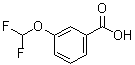 3-(Difluoromethoxy)benzoic acid molecular structure (CAS 4837-19-8)