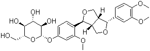 连翘苷分子结构 (CAS 487-41-2)