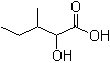 2-羟基-3-甲基戊酸分子结构 (CAS 488-15-3)