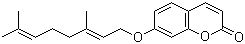 橙皮油内酯分子结构 (CAS 495-02-3)