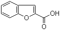 苯并呋喃-2-羧酸分子结构 (CAS 496-41-3)