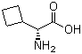 D-环丁基甘氨酸分子结构 (CAS 49607-10-5)