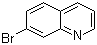 7-溴喹啉分子结构 (CAS 4965-36-0)