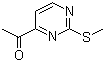 4-乙酰基-2-甲硫基嘧啶分子结构 (CAS 496863-48-0)
