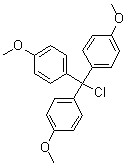 Tris(4-methoxyphenyl)methyl chloride molecular structure (CAS 49757-42-8)