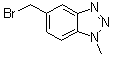 5-溴甲基-1-甲基-1H-苯并三氮唑分子结构 (CAS 499770-76-2)