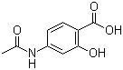4-乙酰氨基水杨酸分子结构 (CAS 50-86-2)