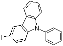 3-Iodo-9-phenylcarbazole molecular structure (CAS 502161-03-7)