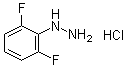 (2,6-Difluorophenyl)hydrazine hydrochloride molecular structure (CAS 502496-26-6)