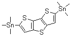 Dithieno[3,2-b:2',3'-d]thiophene-2,6-diylbis[trimethylstannane] molecular structure (CAS 502764-57-0)