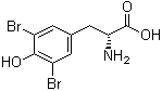 3,5-二溴-D-酪氨酸分子结构 (CAS 50299-42-8)