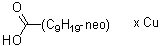 Copper neodecanoate molecular structure (CAS 50315-14-5)