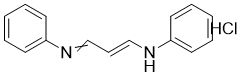 N-[3-(苯基氨基)-2-丙烯亚基]苯胺盐酸盐分子结构 (CAS 50328-50-2)