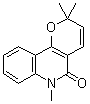 N-甲基芸香碱分子结构 (CAS 50333-13-6)