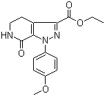 1-(4-Methoxyphenyl)-7-oxo-4,5,6,7-tetrahydro-1H-pyrazolo[3,4-c]pyridine-3-carboxylic acid ethyl ester molecular structure (CAS 503614-56-0)