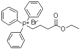 [3-(Ethoxycarbonyl)propyl]triphenylphosphonium bromide molecular structure (CAS 50479-11-3)