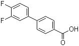3',4'-二氟联苯-4-羧酸分子结构 (CAS 505082-81-5)