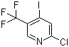 2-氯-5-三氟甲基-4-碘吡啶分子结构 (CAS 505084-55-9)