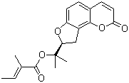 二氢欧山芹醇当归酸酯分子结构 (CAS 5058-13-9)