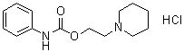 1-Piperidineethanol 1-(N-phenylcarbamate) hydrochloride molecular structure (CAS 50594-06-4)