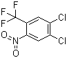 3,4-二氯-6-硝基三氟甲苯分子结构 (CAS 50594-31-5)