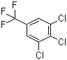 3,4,5-三氯三氟甲苯分子结构 (CAS 50594-82-6)