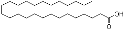 Hexacosanoic acid molecular structure (CAS 506-46-7)