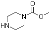 哌嗪-1-羧酸甲酯分子结构 (CAS 50606-31-0)