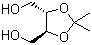 (+)-2,3-O-亚异丙基-L-苏力糖醇分子结构 (CAS 50622-09-8)