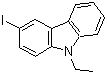 3-碘-9-乙基咔唑分子结构 (CAS 50668-21-8)