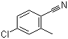 2-甲基-4-氯苯腈分子结构 (CAS 50712-68-0)