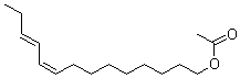 (Z,E)-9,11-Tetradecadien-1-ol acetate molecular structure (CAS 50767-79-8)