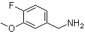 4-氟-3-甲氧基苯甲胺分子结构 (CAS 508177-67-1)