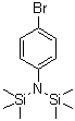 N,N-Bis(trimethylsilyl)-4-bromoaniline molecular structure (CAS 5089-33-8)