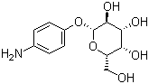 beta-D-Galactopyranoside 4-aminophenyl molecular structure (CAS 5094-33-7)