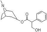 Atropine molecular structure (CAS 51-55-8)